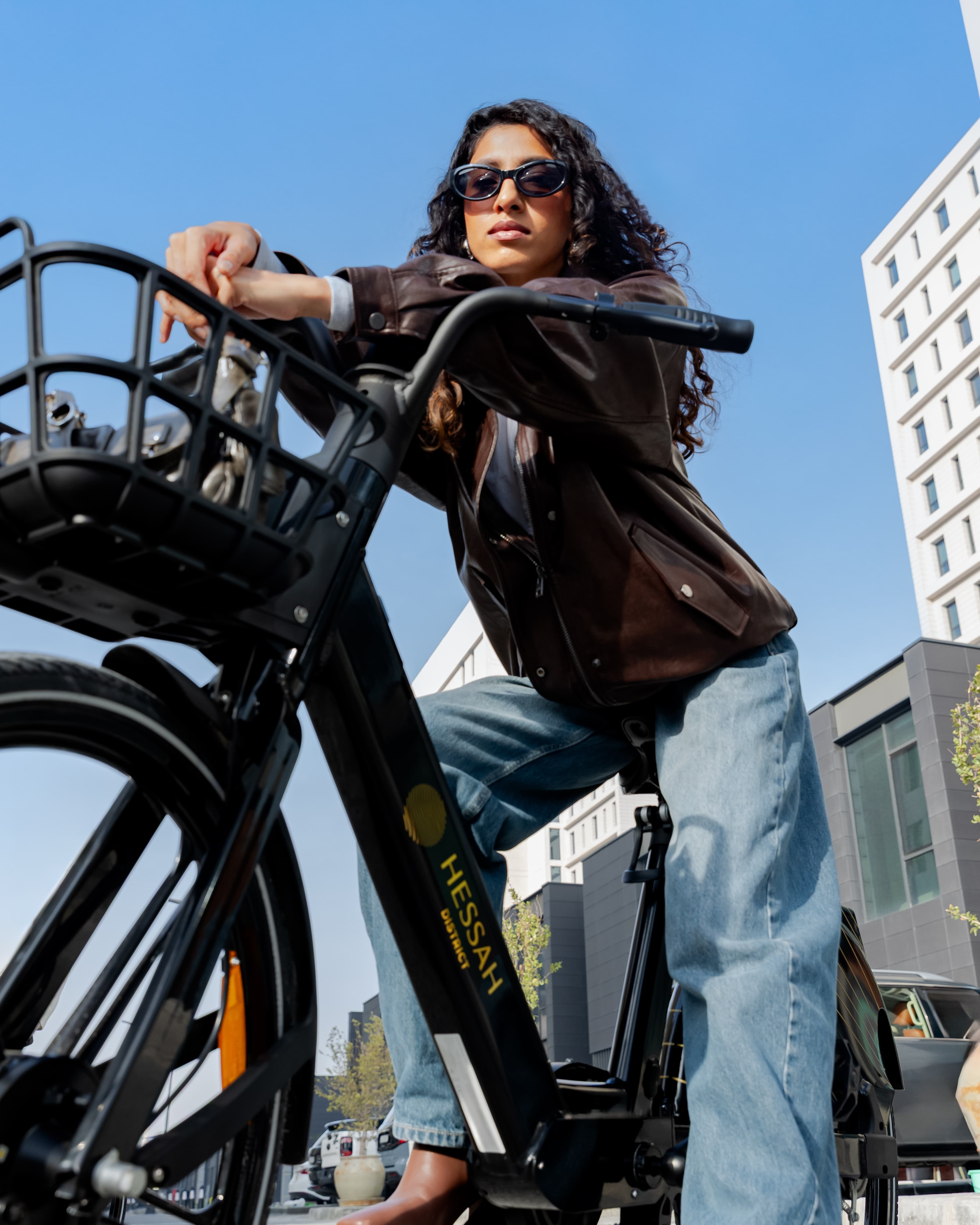 E-scooter rider