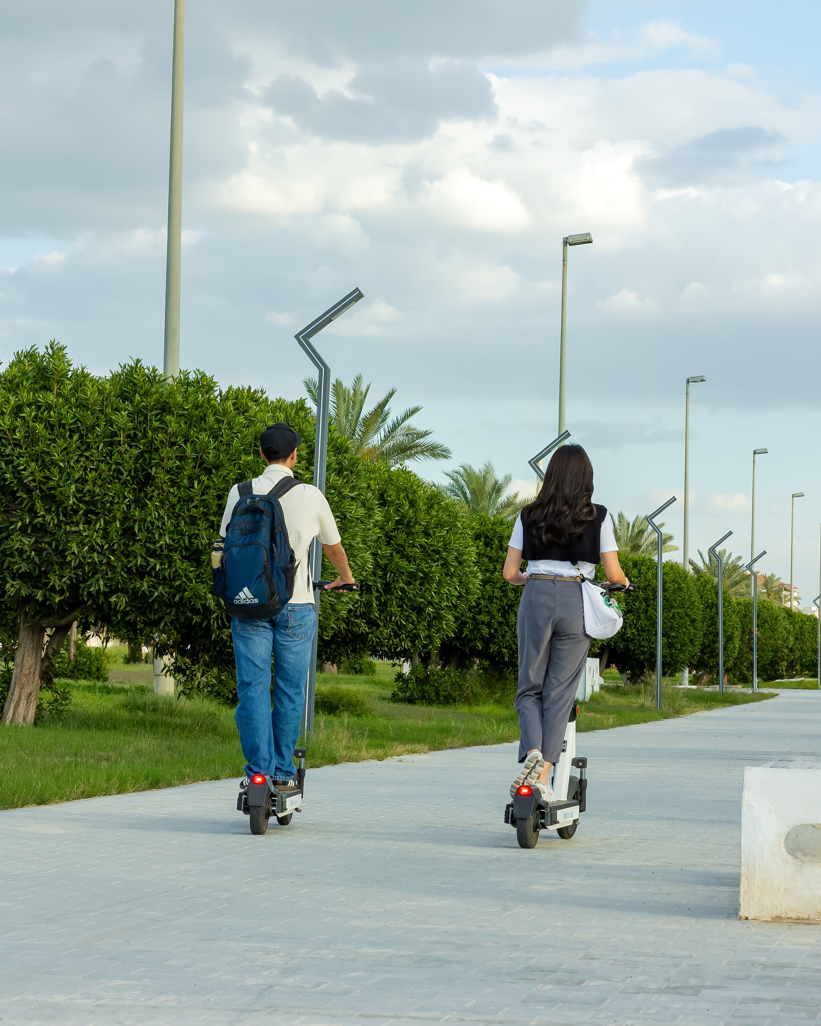 E-scooter commuter